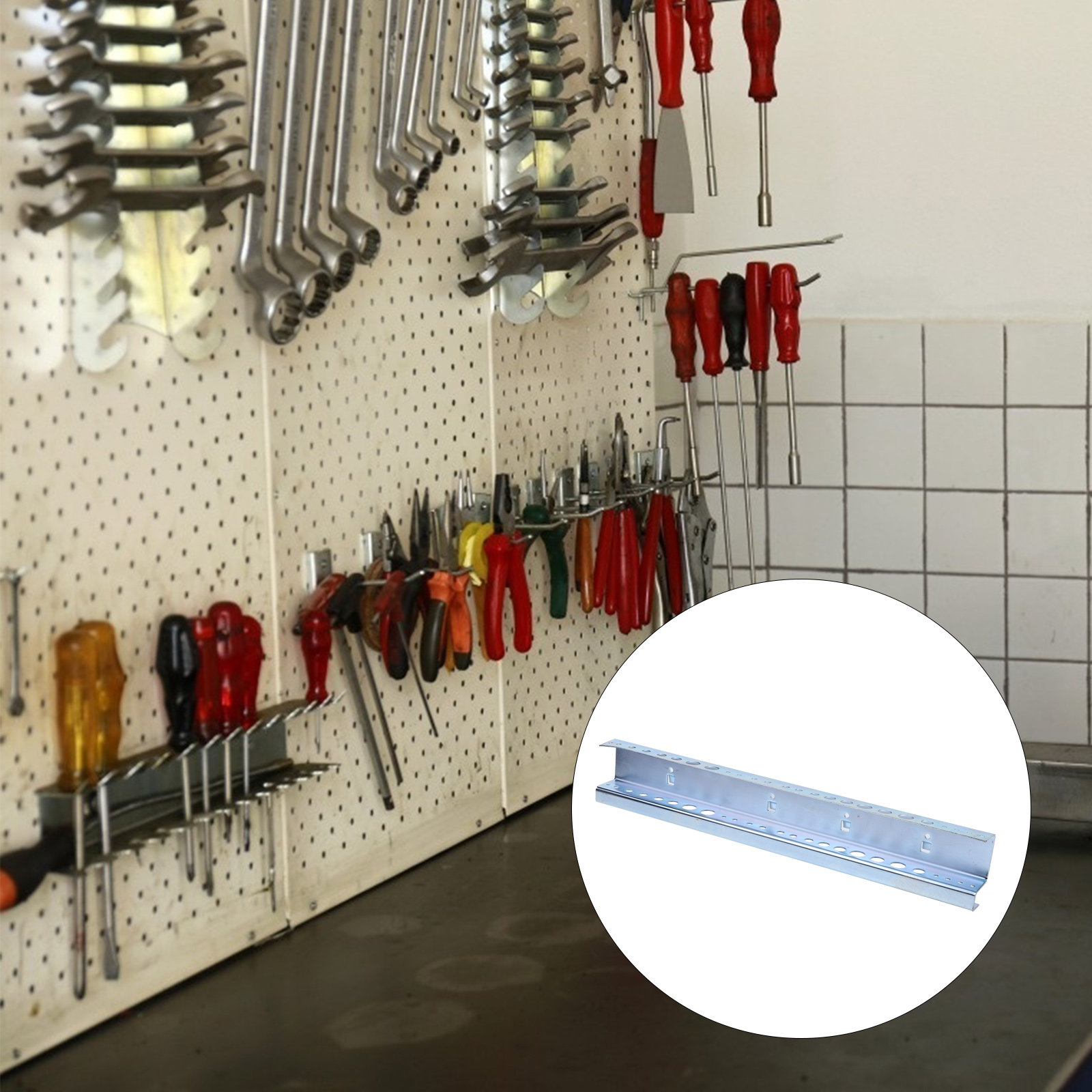 Workshop Tools.Hanging Board - 1Pcs Hardware Tool Rack Alloy Steel