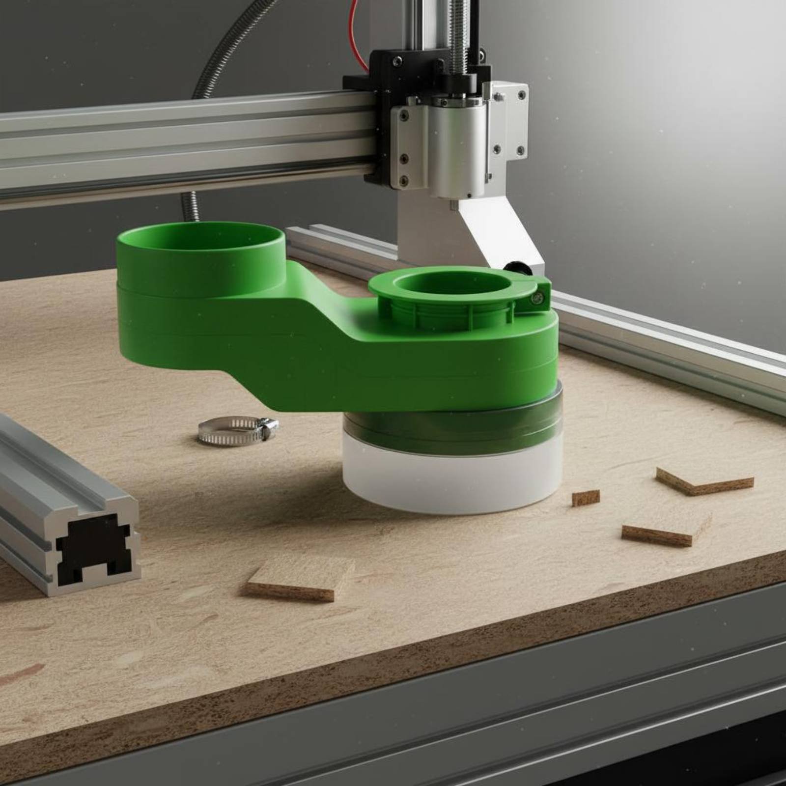 Tools In Workshop - Spindle Dust Cover Clean Cutting CNC