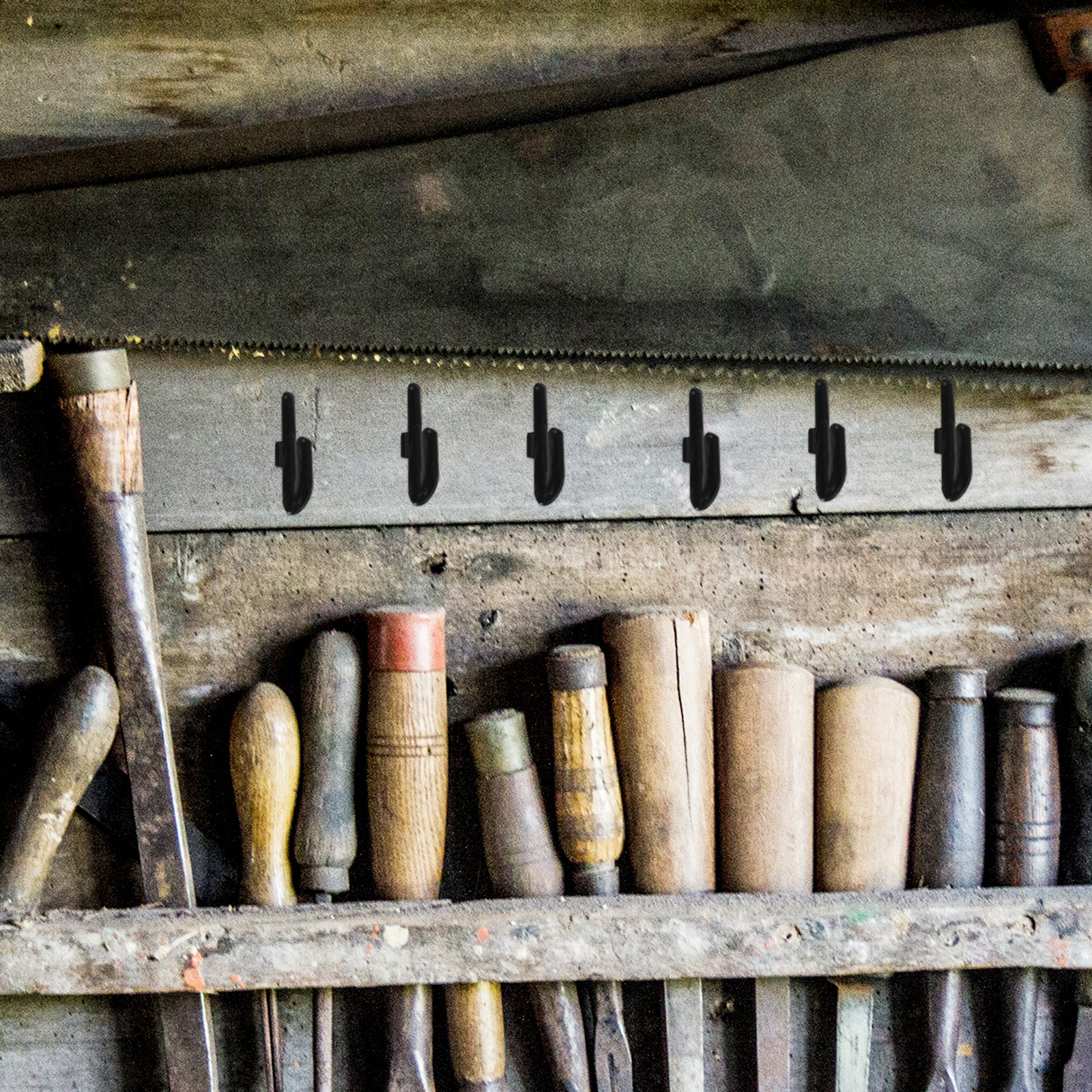 Workshop Tools.Hanging Board - 20Pcs Plastic Peg Board Hooks Strong