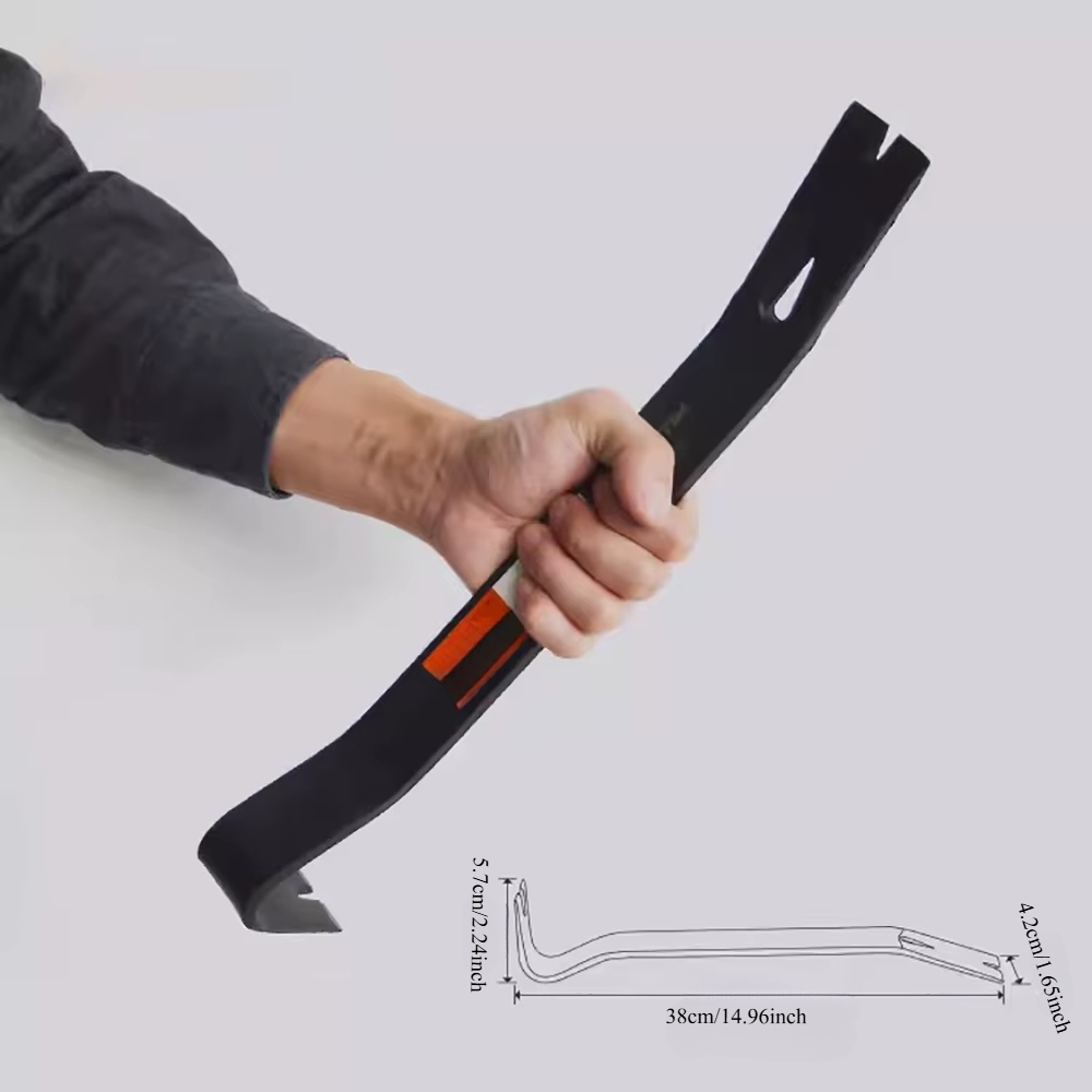 Hand Tools In Workshop - Crow Pry Bar Crowbar Nail Puller