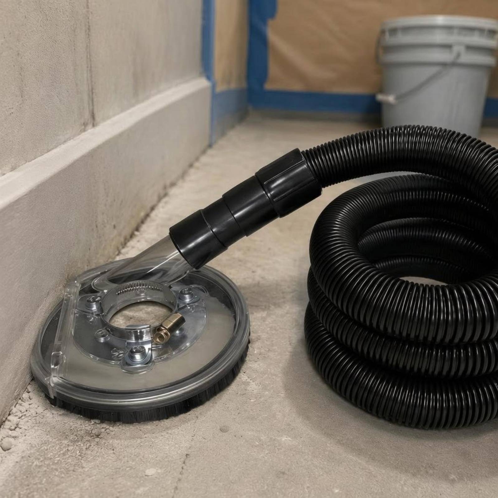 Tools Work - Angle Grinder Dust Shroud Dustless Working