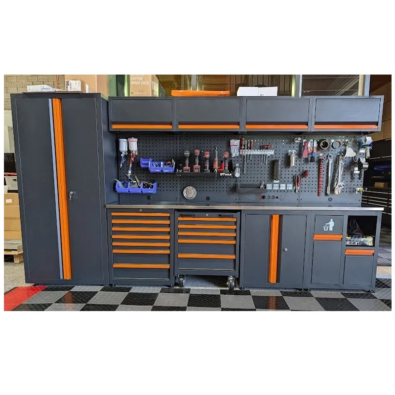 Workshop Tools Used - Combination Tool Cabinet, Multifunctional Workshop Workstation,