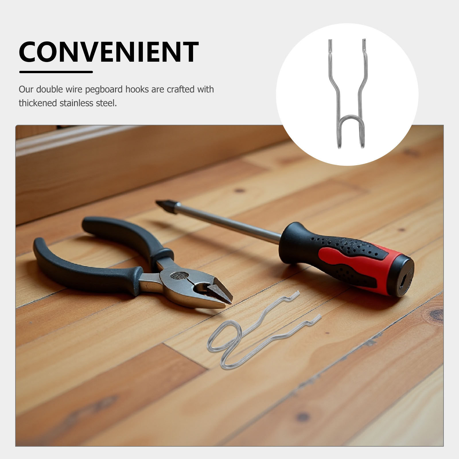 10Pcs Metal Pegboard Display H - огляд і ціна Workshop Tools Display