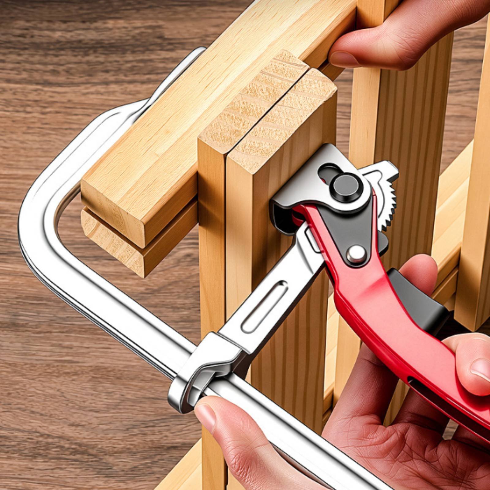2 Pieces Ratchet F Clamp Indus - огляд і ціна Hand Tools In Workshop