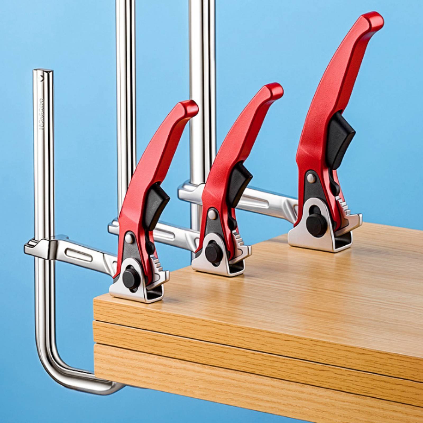 2 Pieces Ratchet F Clamp Indus - огляд і ціна Hand Tools In Workshop