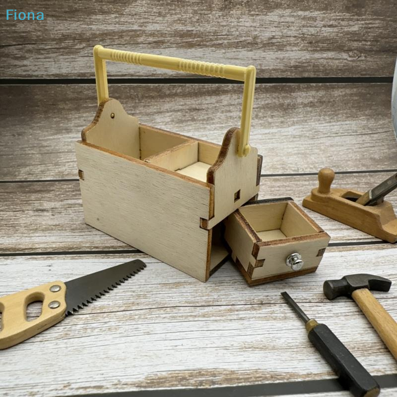 ✔1/12 Dollhouse Mini Wooden To - огляд і ціна Tools Box For Workshop