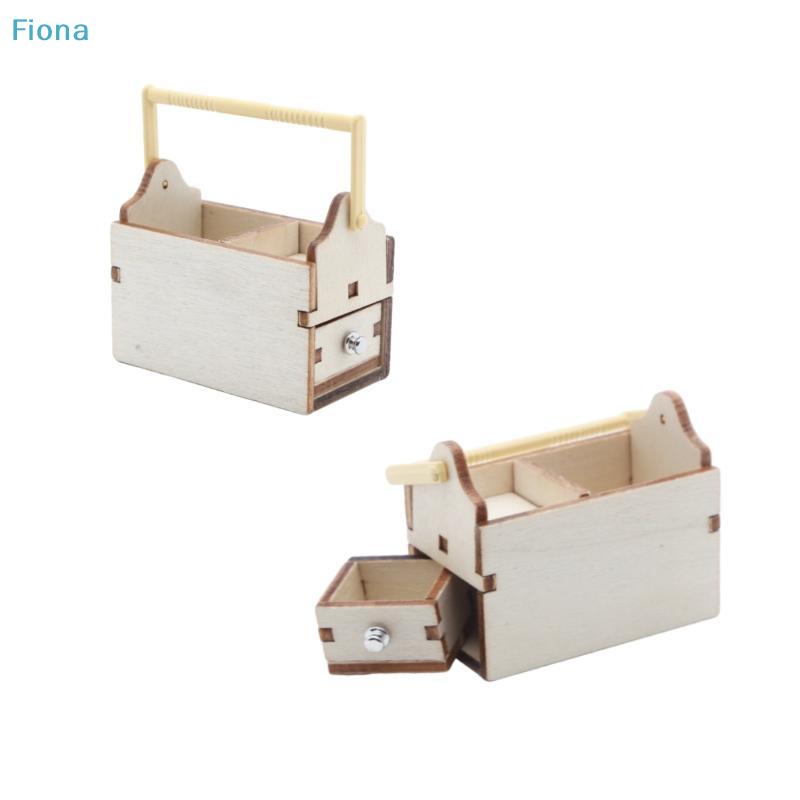 ✔1/12 Dollhouse Mini Wooden To - огляд і ціна Tools Box For Workshop