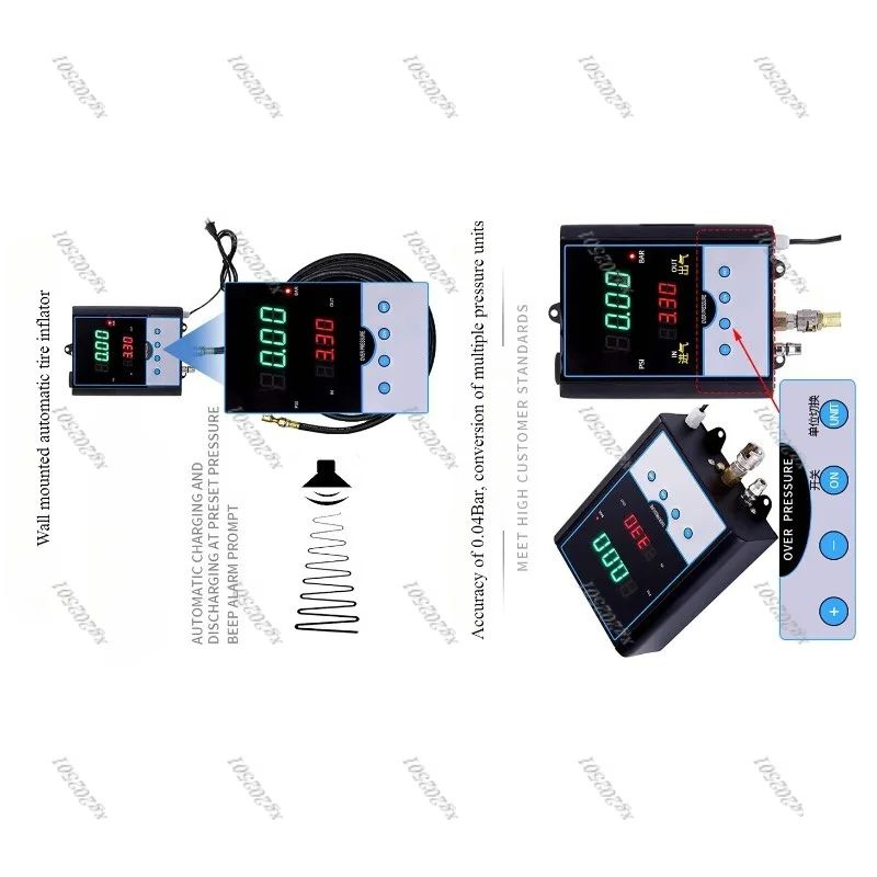 Wall Mount Digital Tire Inflat - огляд і ціна Workshop Tools Display