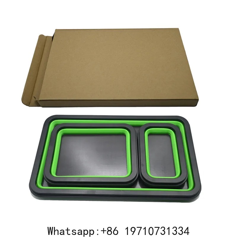 3Pcs Collapsible  Parts Set 3  - огляд і ціна Magnetic Parts Tray