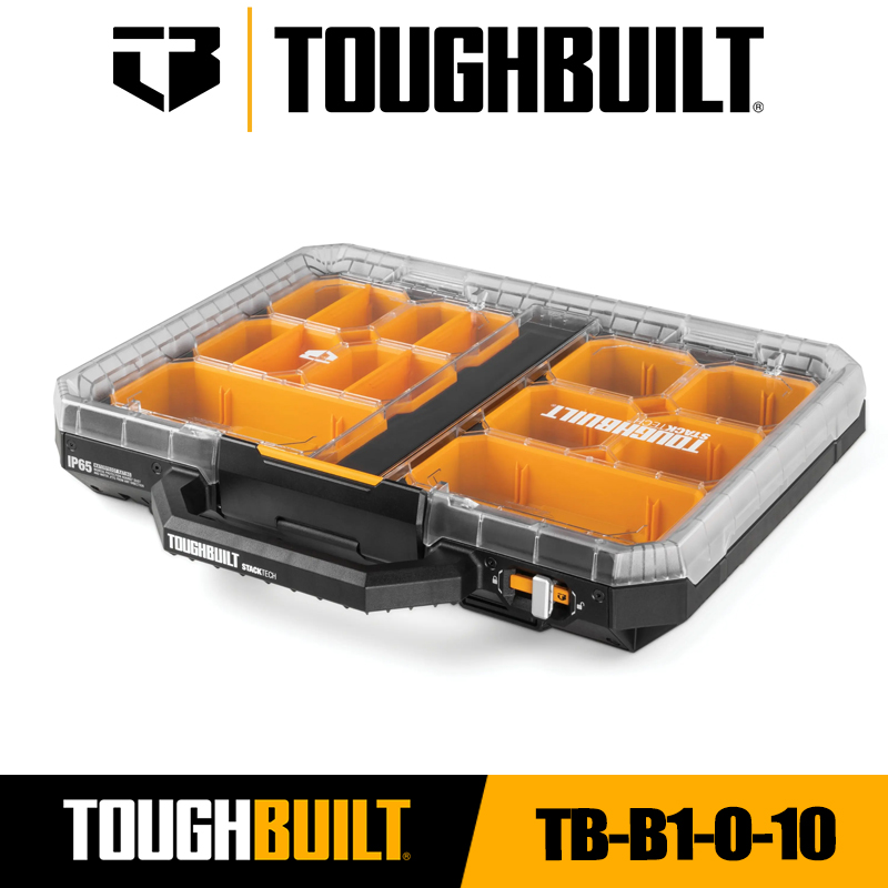 TOUGHBUILT TB-B1-O-10 STACKTEC - огляд і ціна Tools Box For Workshop