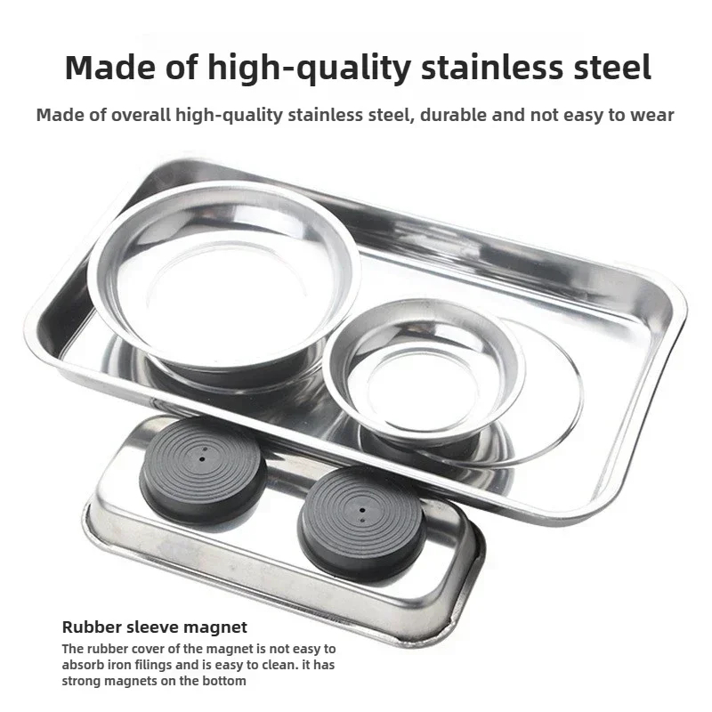 Round /Square Magnetic Bowl, D - огляд і ціна Magnetic Parts Tray