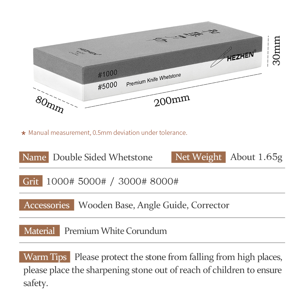 HEZHEN Kitchen Knife Diamond S - огляд і ціна Sharpening Stone Whetstone