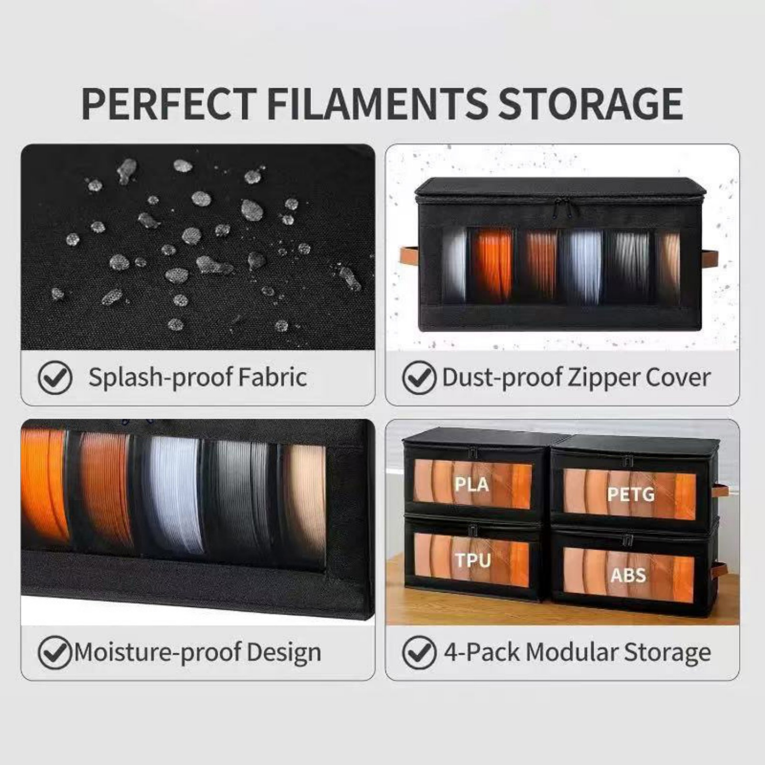 1/2/4pcs 3D Printer Filament S - огляд і ціна Tools Box For Workshop