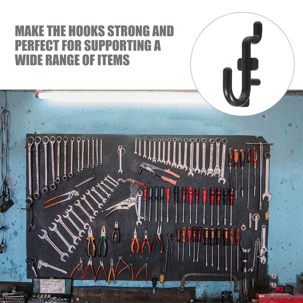 10Pcs Pegboard Hooks Plastic O - огляд і ціна Workshop Tools Display