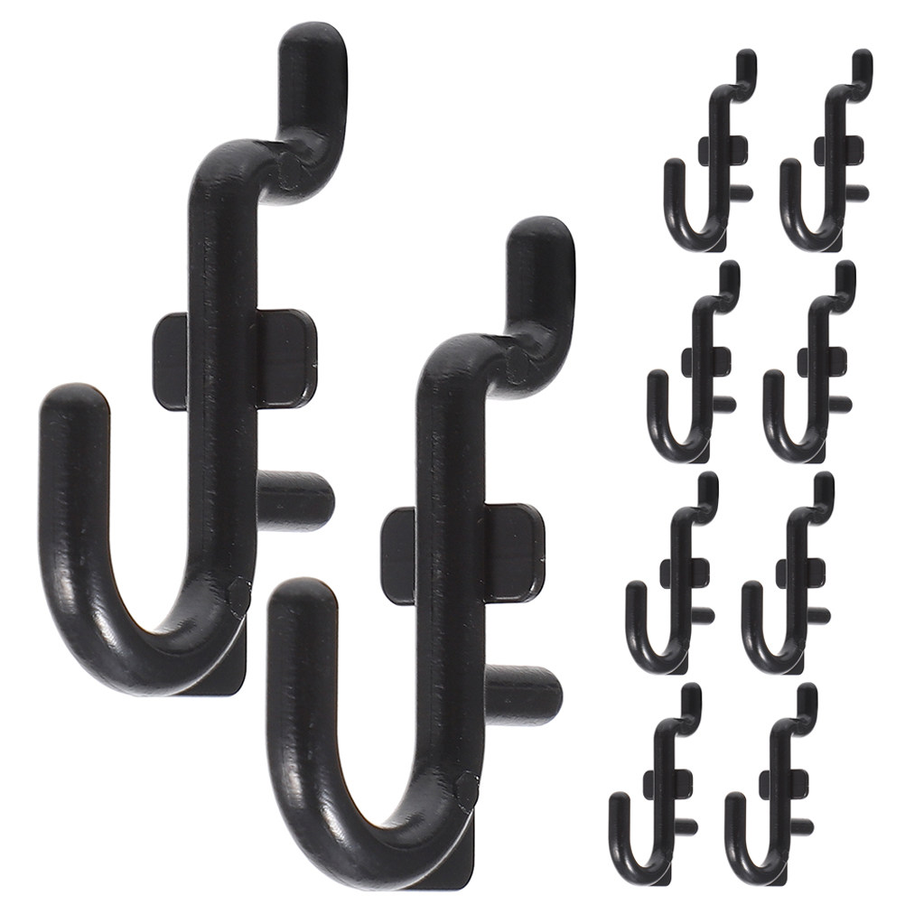 10Pcs Pegboard Hooks Plastic O - огляд і ціна Workshop Tools Display