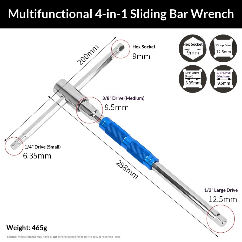 Multifunctional T-Handle Socke - огляд і ціна Workshop Hand Tools