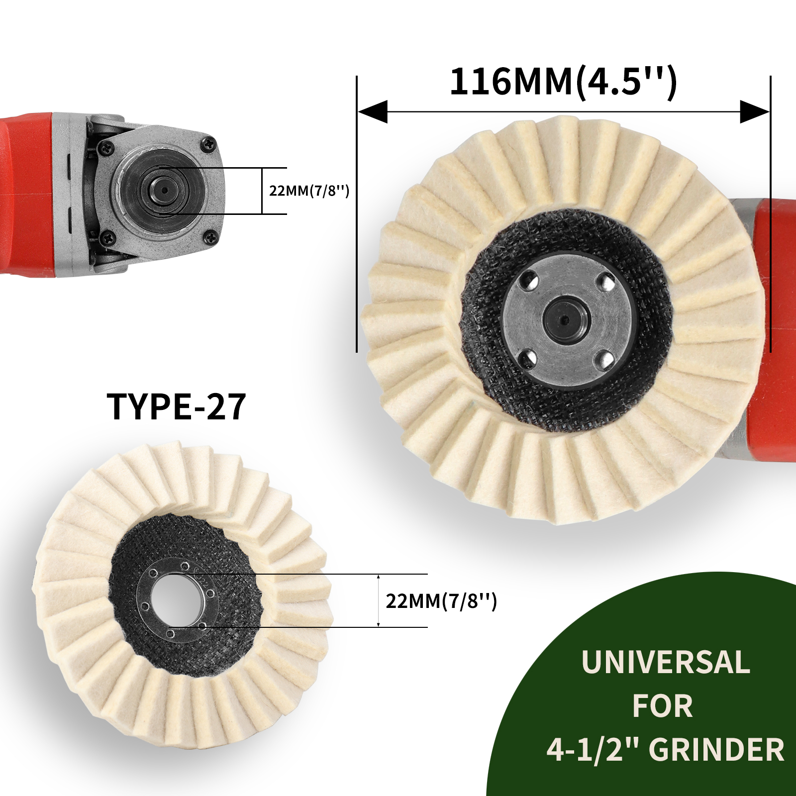 1/3Pcs Wool Polishing Wheel Po - огляд і ціна Sharpening Stone Whetstone