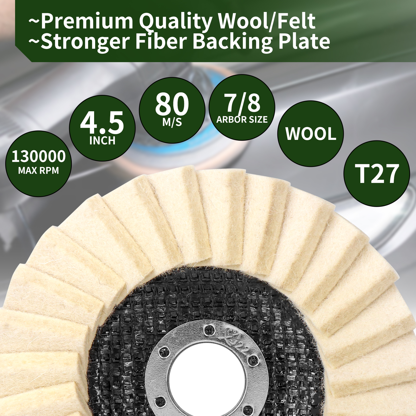 1/3Pcs Wool Polishing Wheel Po - огляд і ціна Sharpening Stone Whetstone