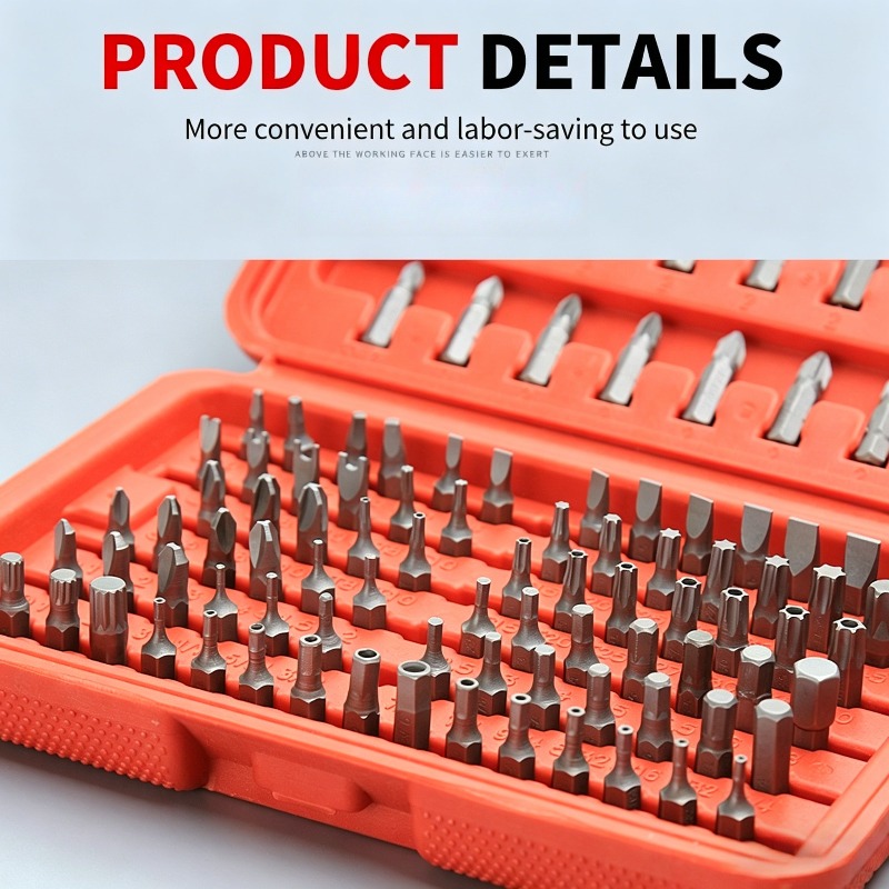 100PCS Screwdriver Bit Set, Ho - огляд і ціна Hand Tools In Workshop