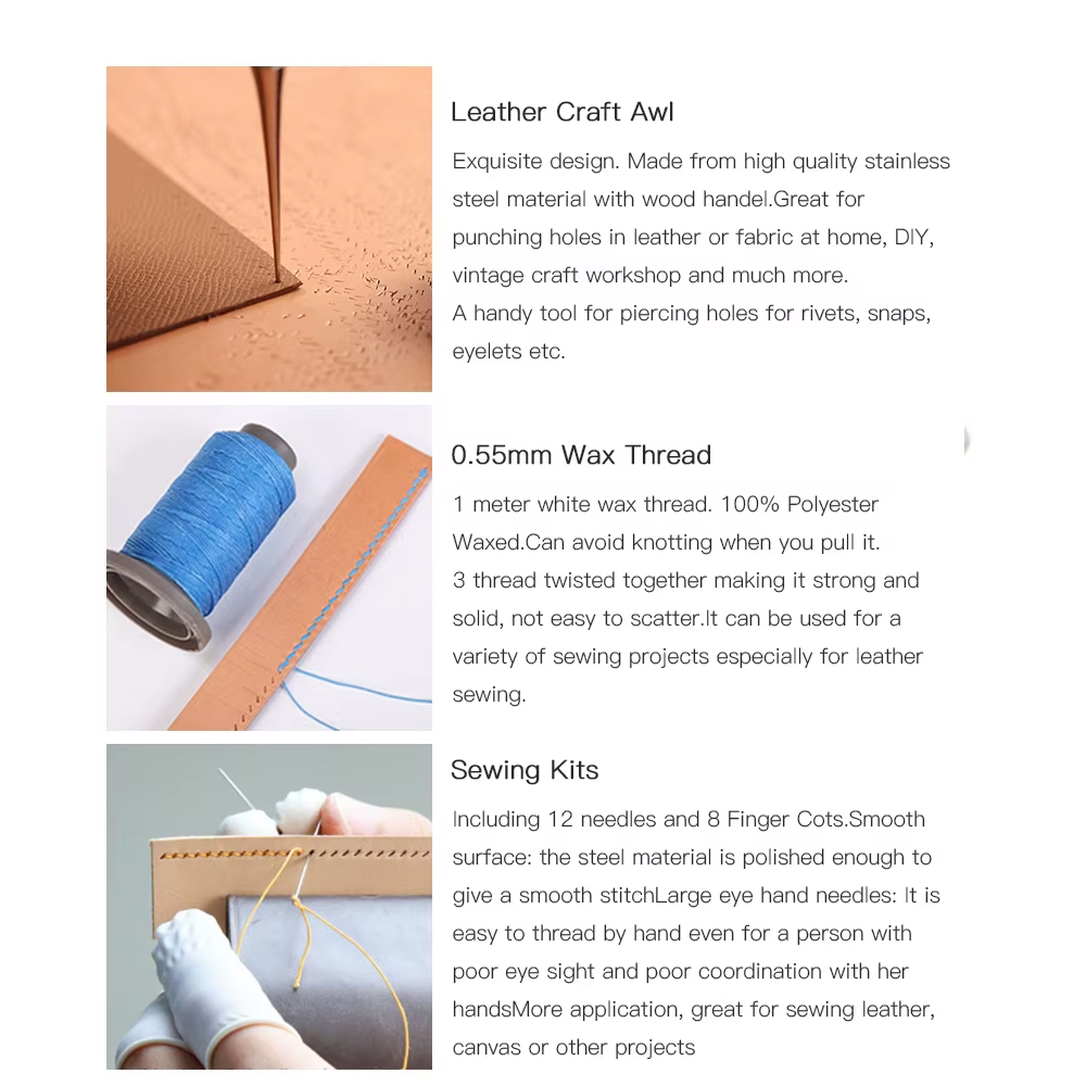 WUTA Professional Leather Craf - огляд і ціна Workshop Hand Tools