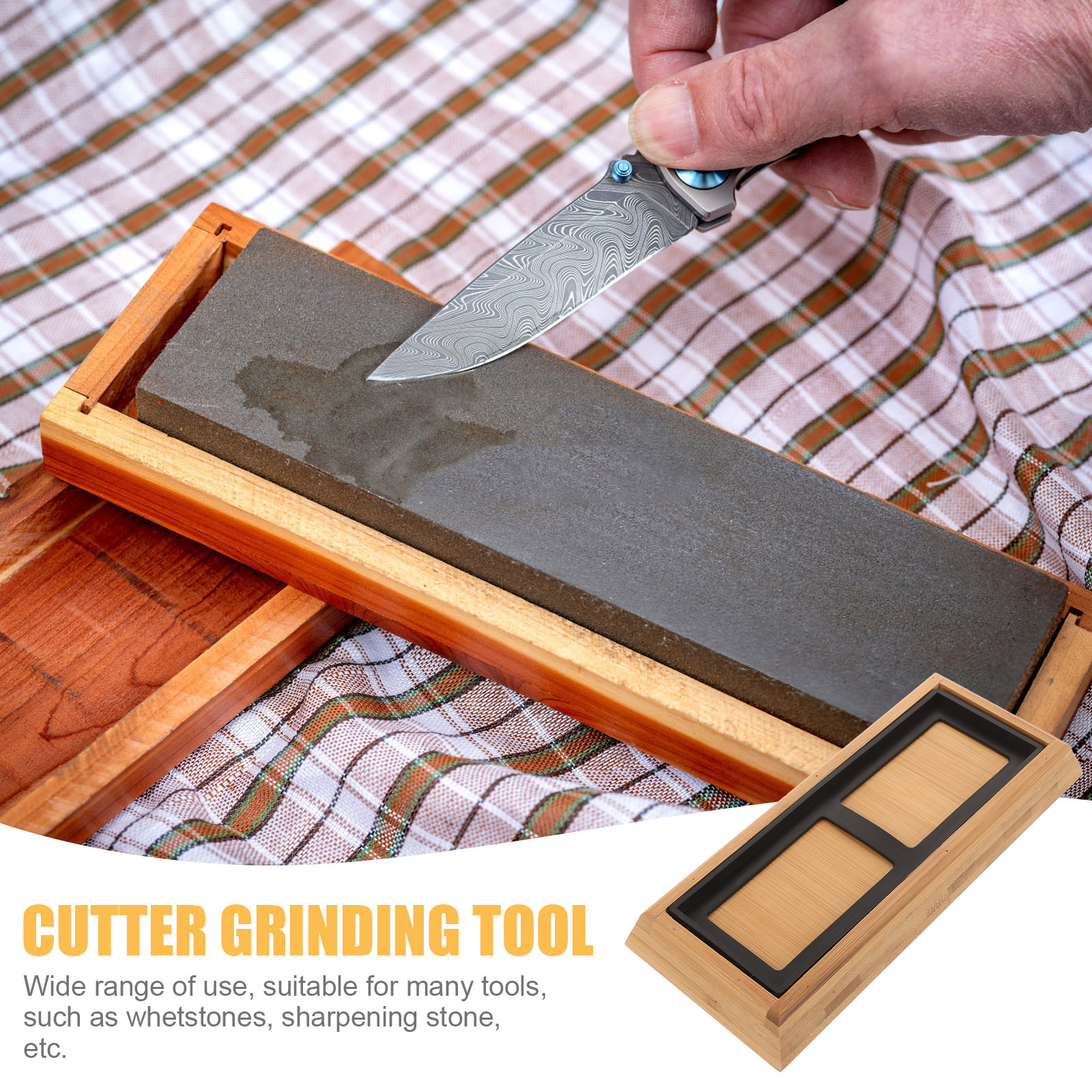 1Set Eco Friendly Bamboo Whets - огляд і ціна Sharpening Stone Whetstone