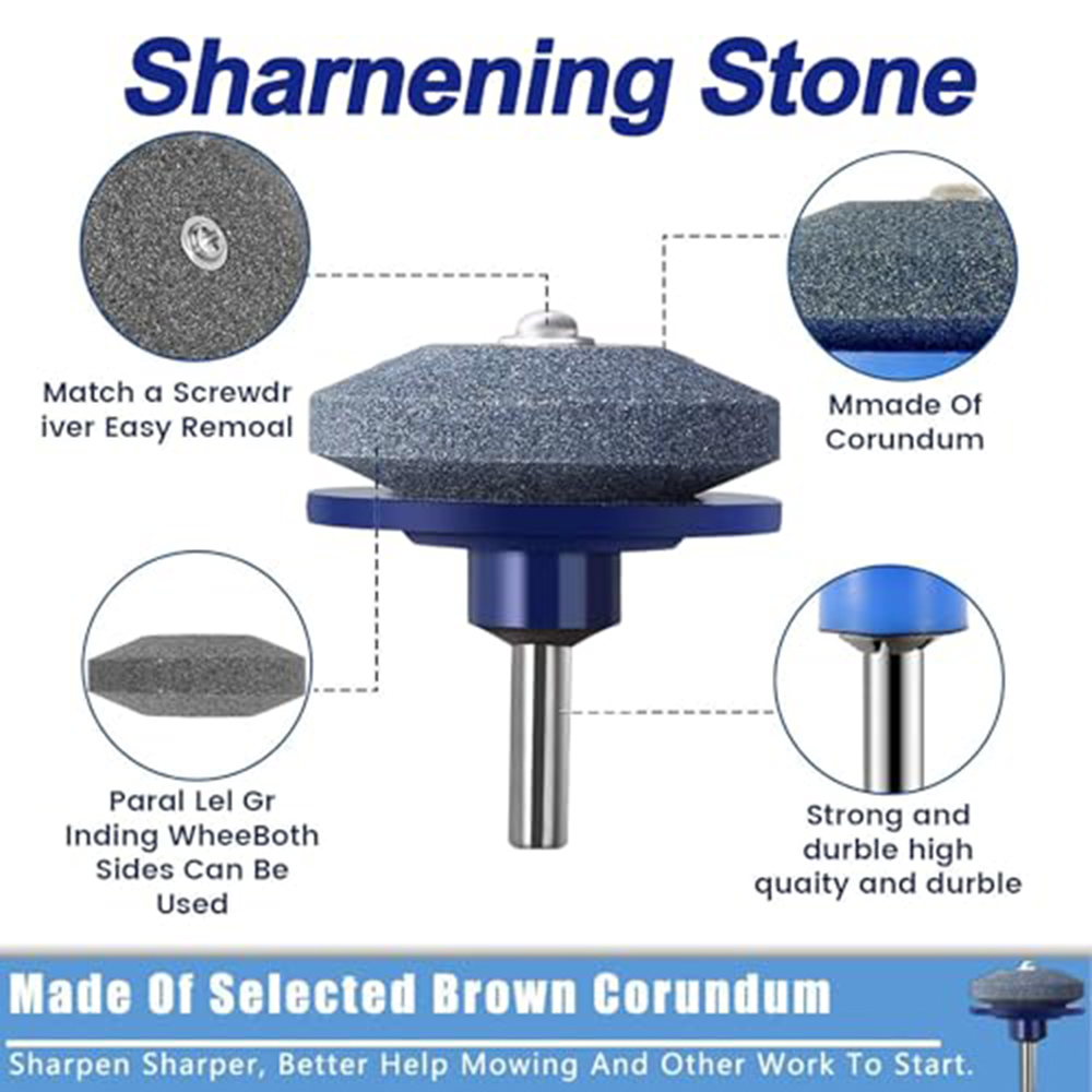 Universal Lawnmower Blade Shar - огляд і ціна Sharpening Stone Whetstone
