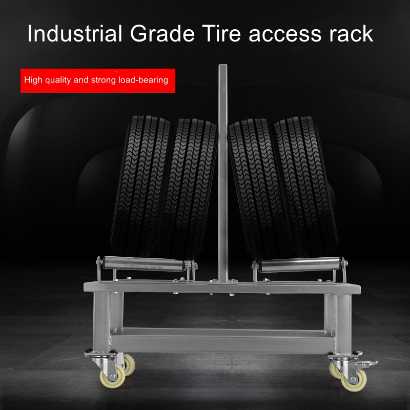 Auto workshop mobile tire rack - огляд і ціна Workshop Tools Display
