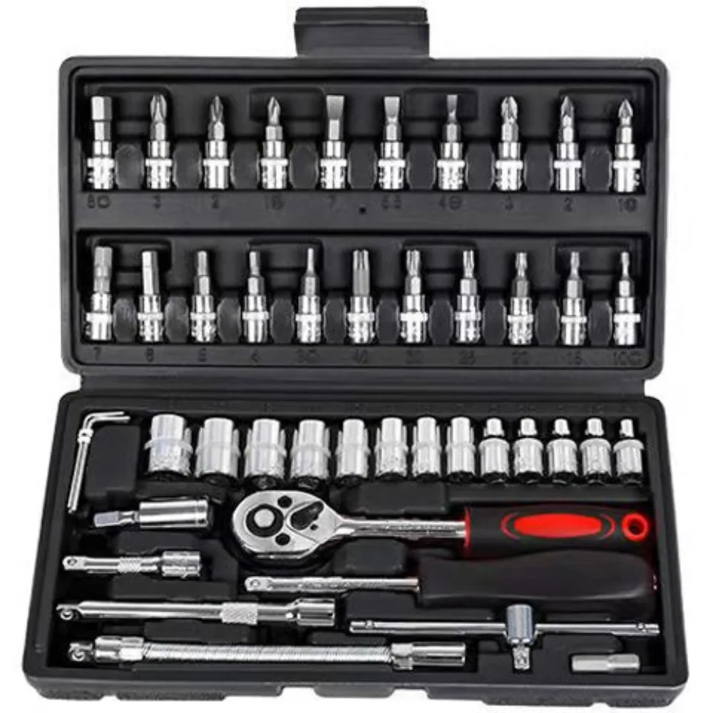 46Pcs Auto Repair Combination  - огляд і ціна Workshop Tools Sale