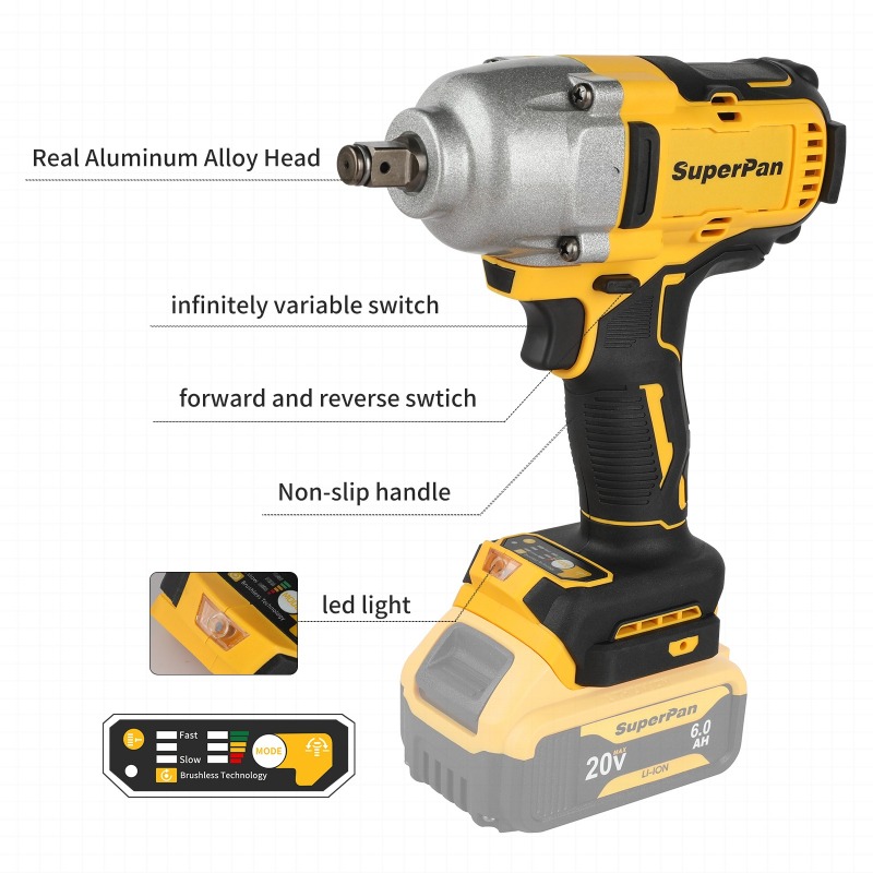 High Torque Cordless Impact Wr - огляд і ціна Tools In Electrical Workshop